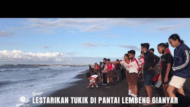 LESTARIKAN TUKIK DI PANTAI LEMBENG GIANYAR